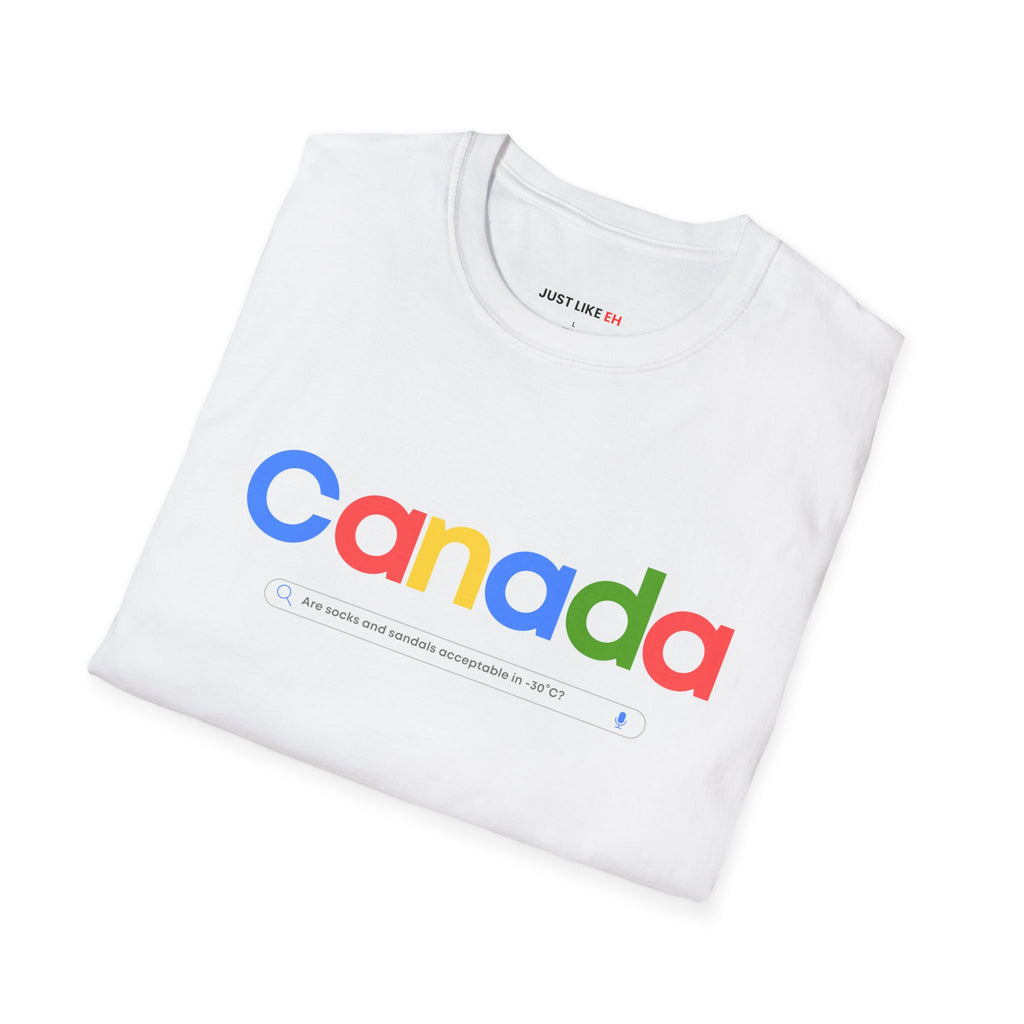 Socks & Sandals in Winter Tee – Canadian Edition