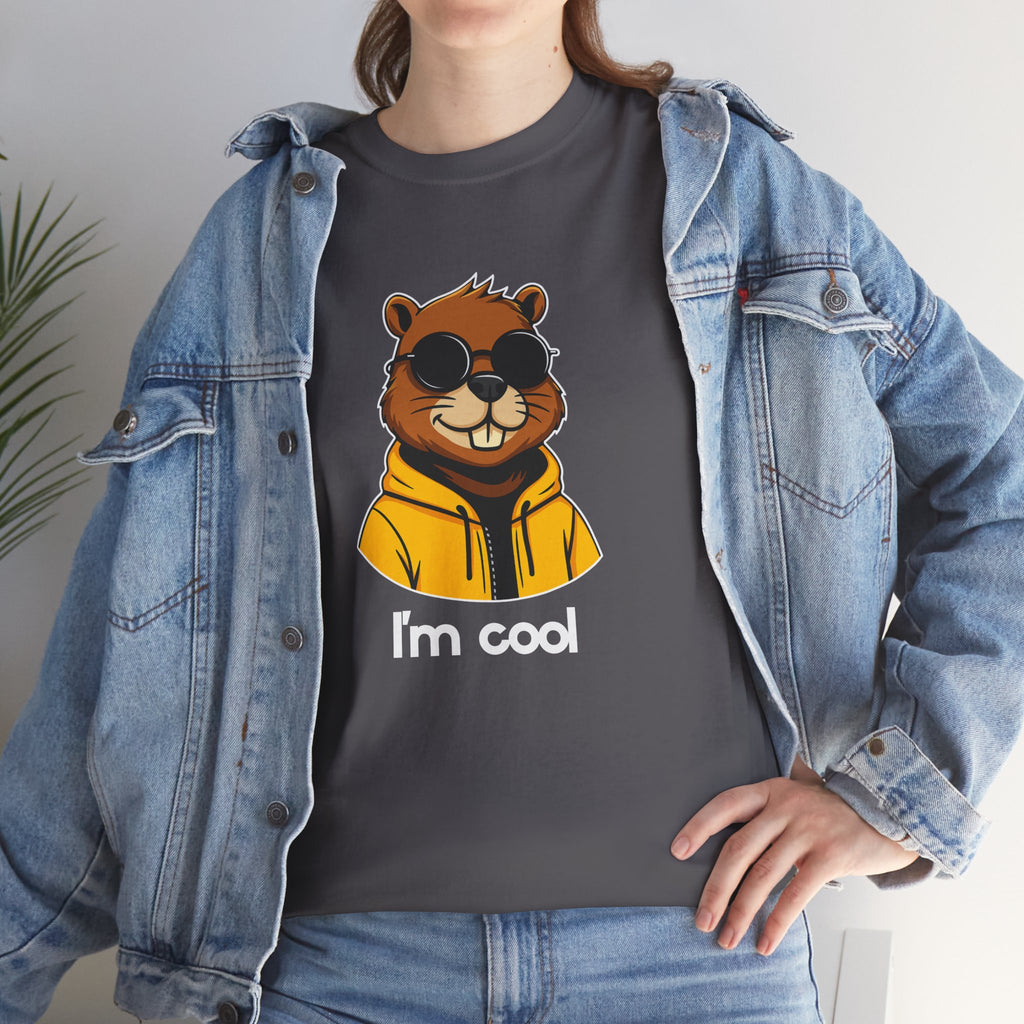I’m Cool T-Shirt – Ehvin Beaver Tee
