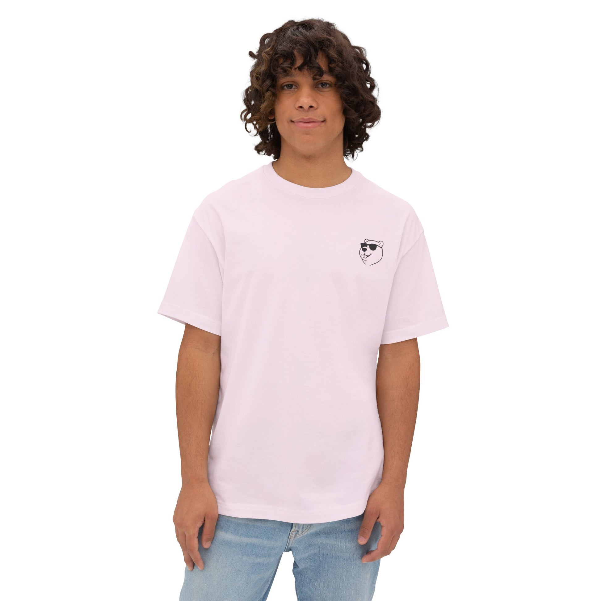 Minimal Oversized Beaver Logo Tee – Just Like Eh