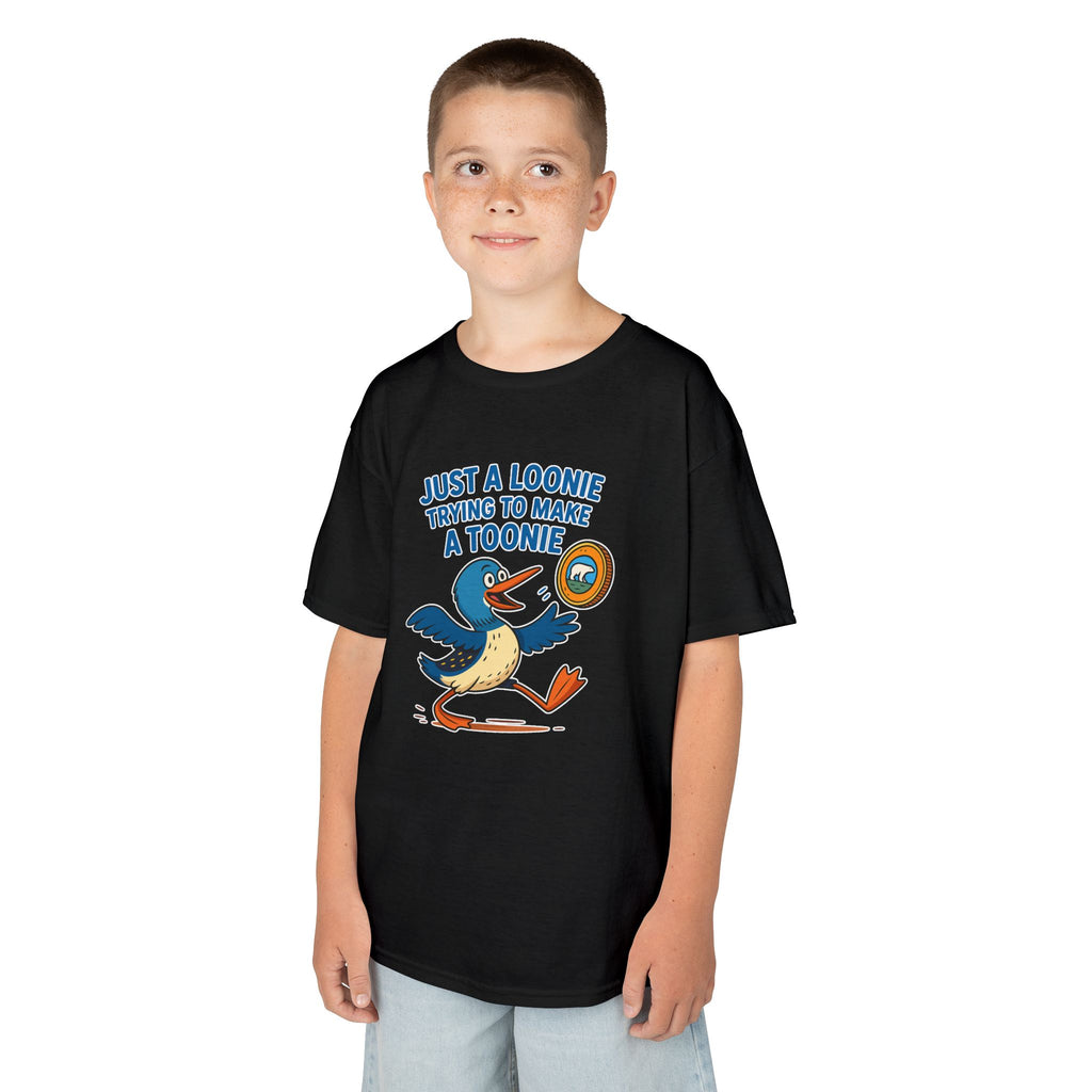 Just a Loonie Trying to Make a Toonie" – Kids Tee