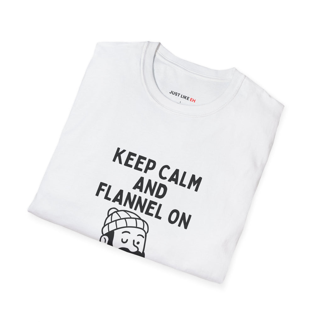 Flannel On - Unisex Softstyle T-Shirt