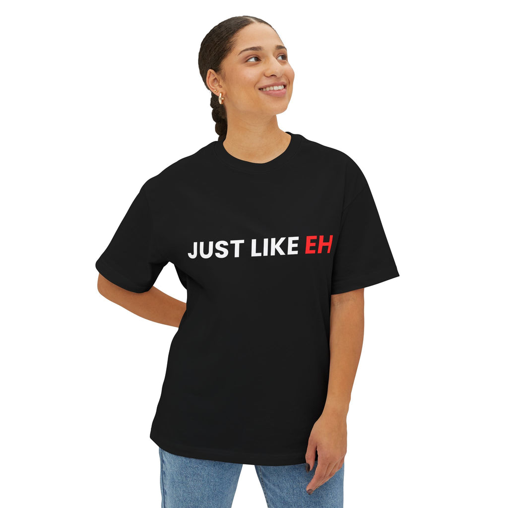 Minimalist Canadian Tee – JUST LIKE EH Oversize Edition