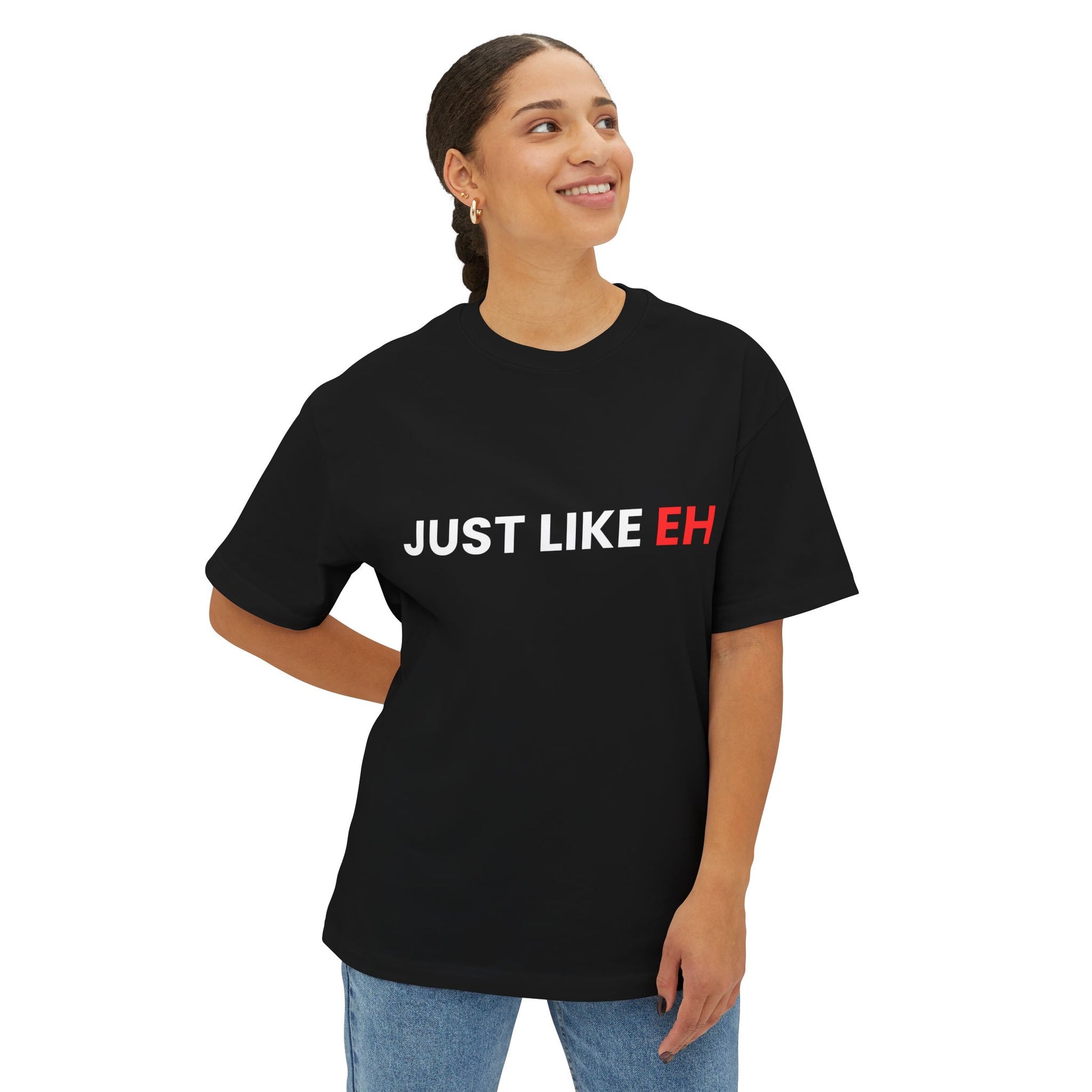 Minimalist Canadian Tee – JUST LIKE EH Oversize Edition