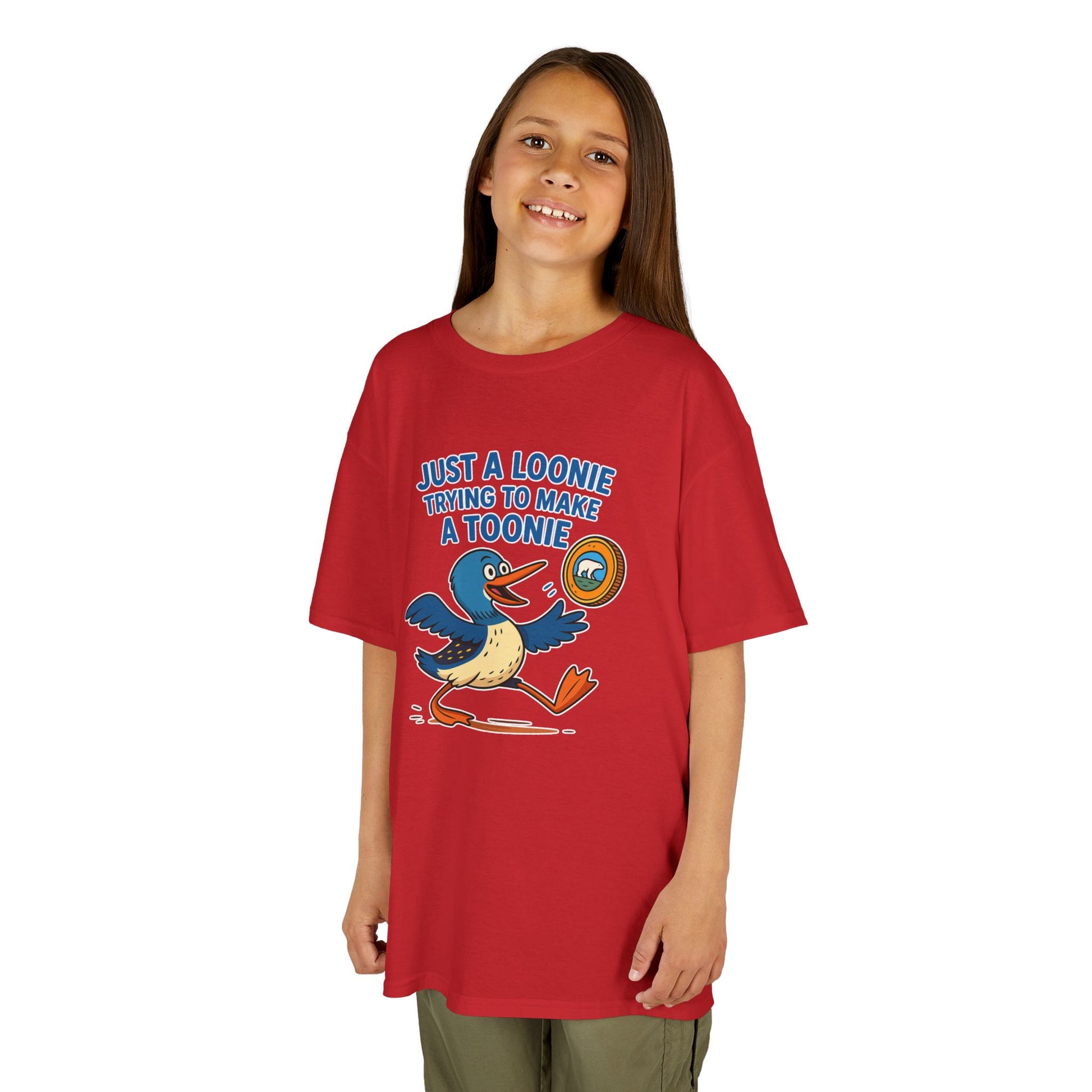 Just a Loonie Trying to Make a Toonie" – Kids Tee