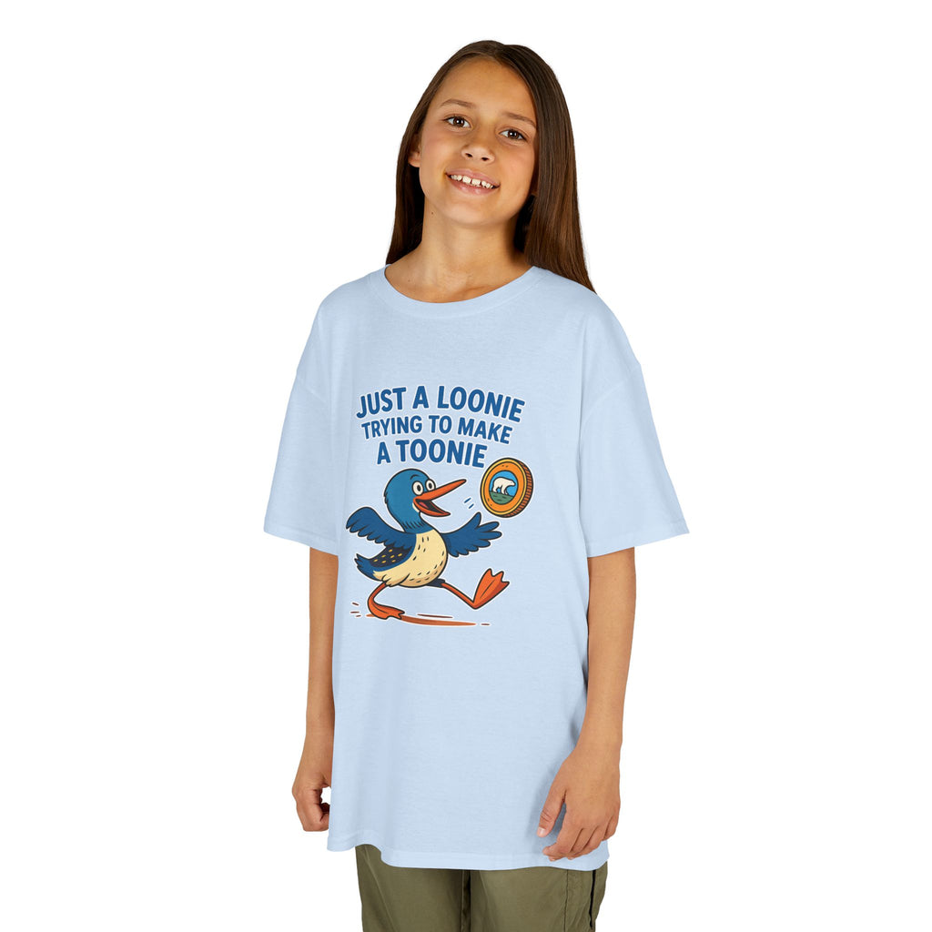 Just a Loonie Trying to Make a Toonie" – Kids Tee