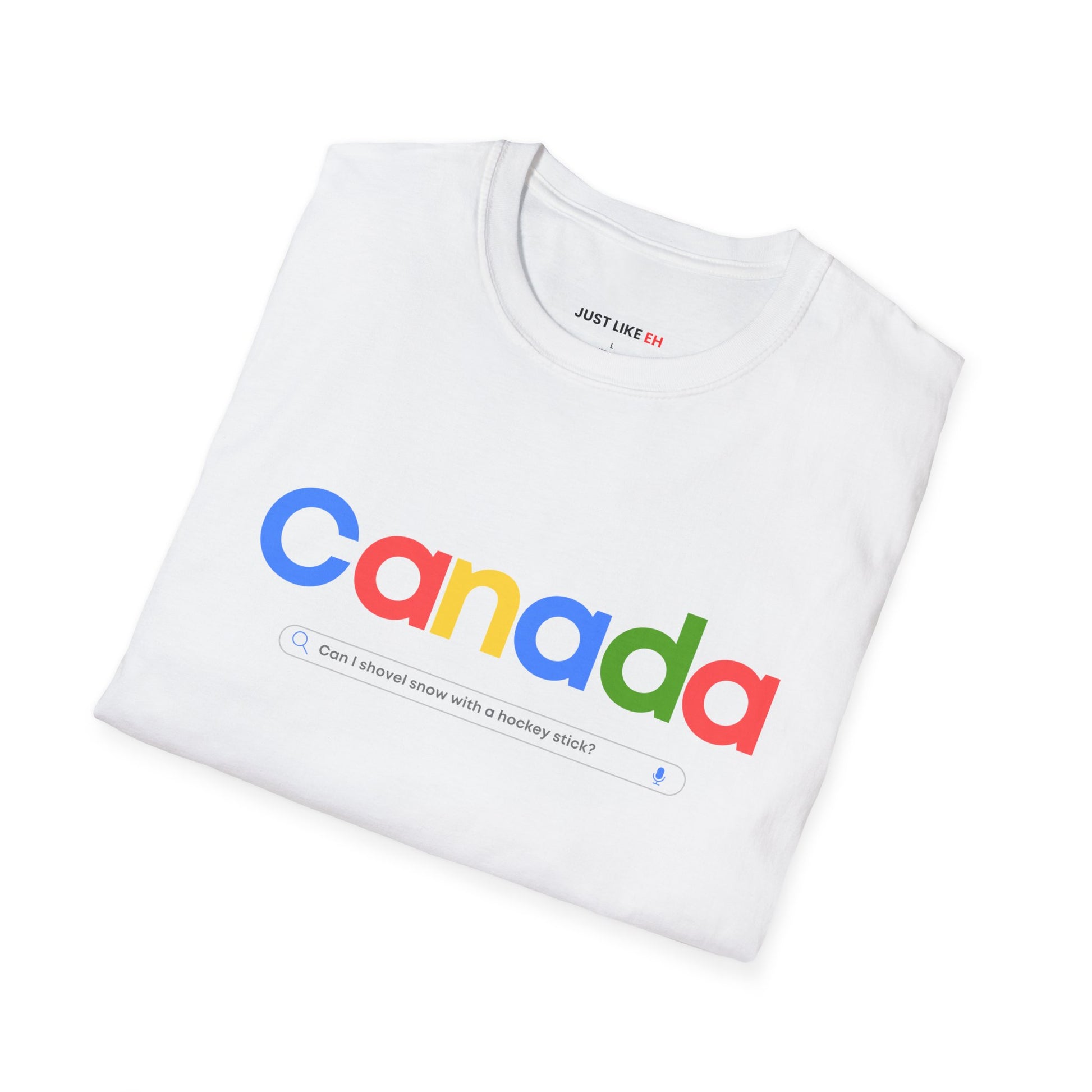“Hockey Stick Snow Shovel” Tee – Canada Edition