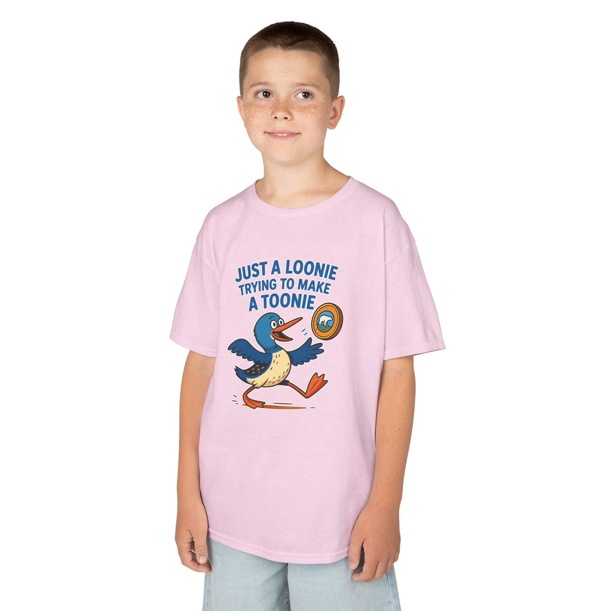 Just a Loonie Trying to Make a Toonie" – Kids Tee