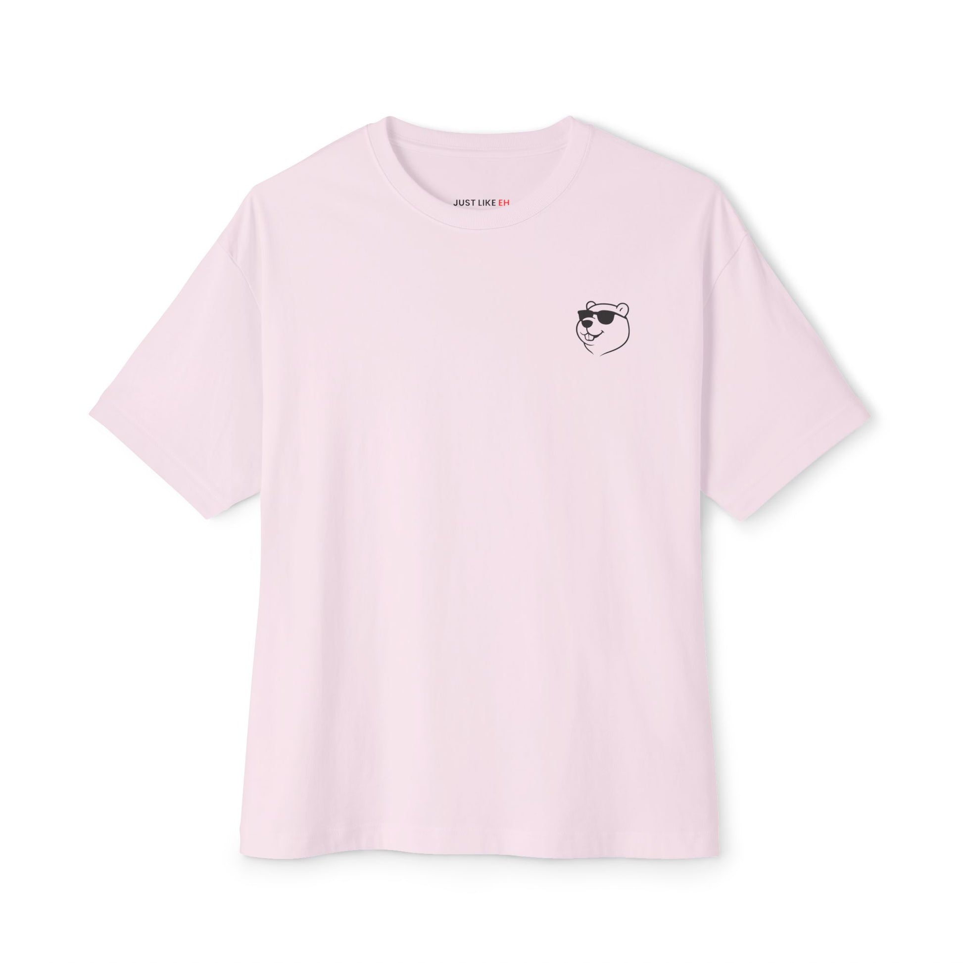 Minimal Oversized Beaver Logo Tee – Just Like Eh