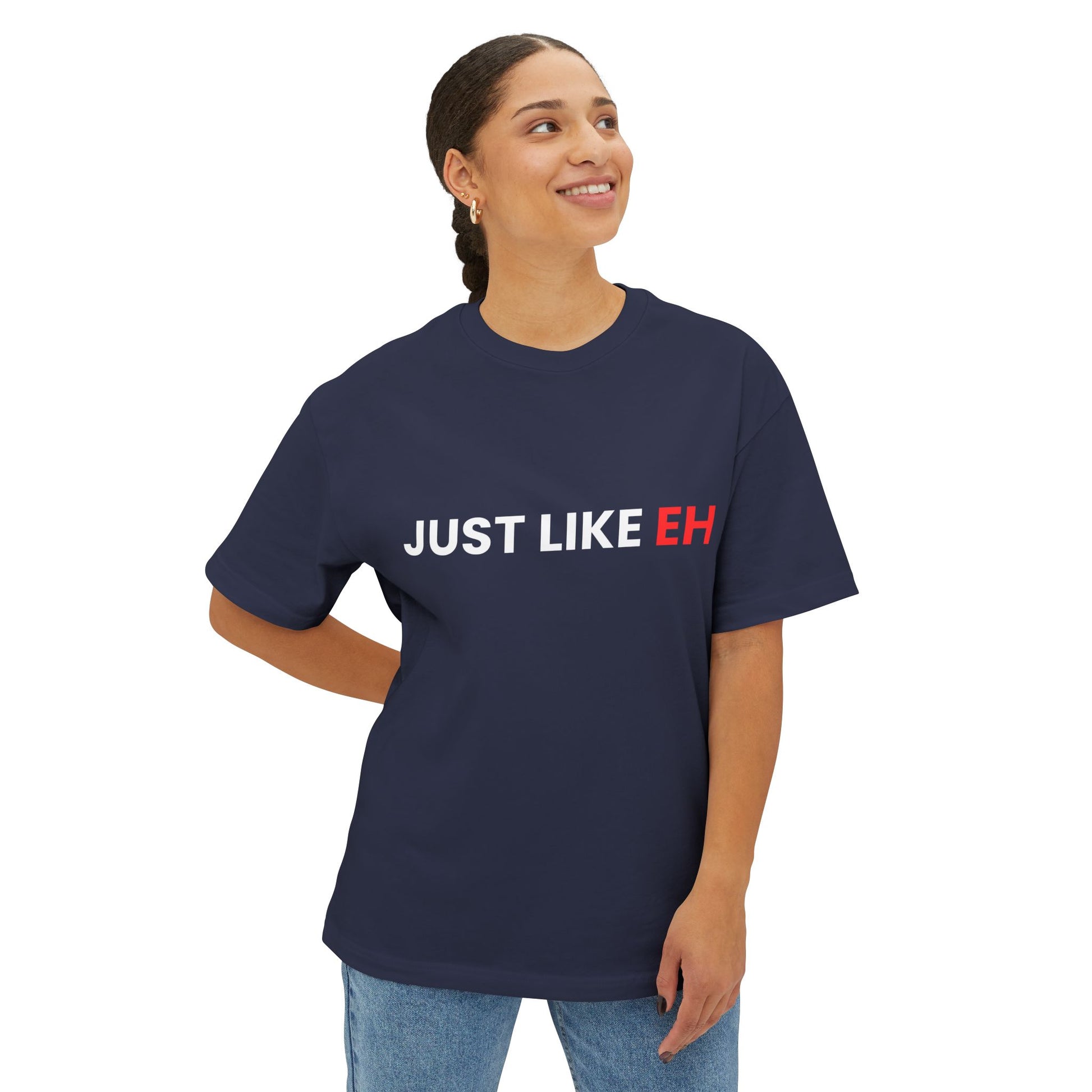 Minimalist Canadian Tee – JUST LIKE EH Oversize Edition