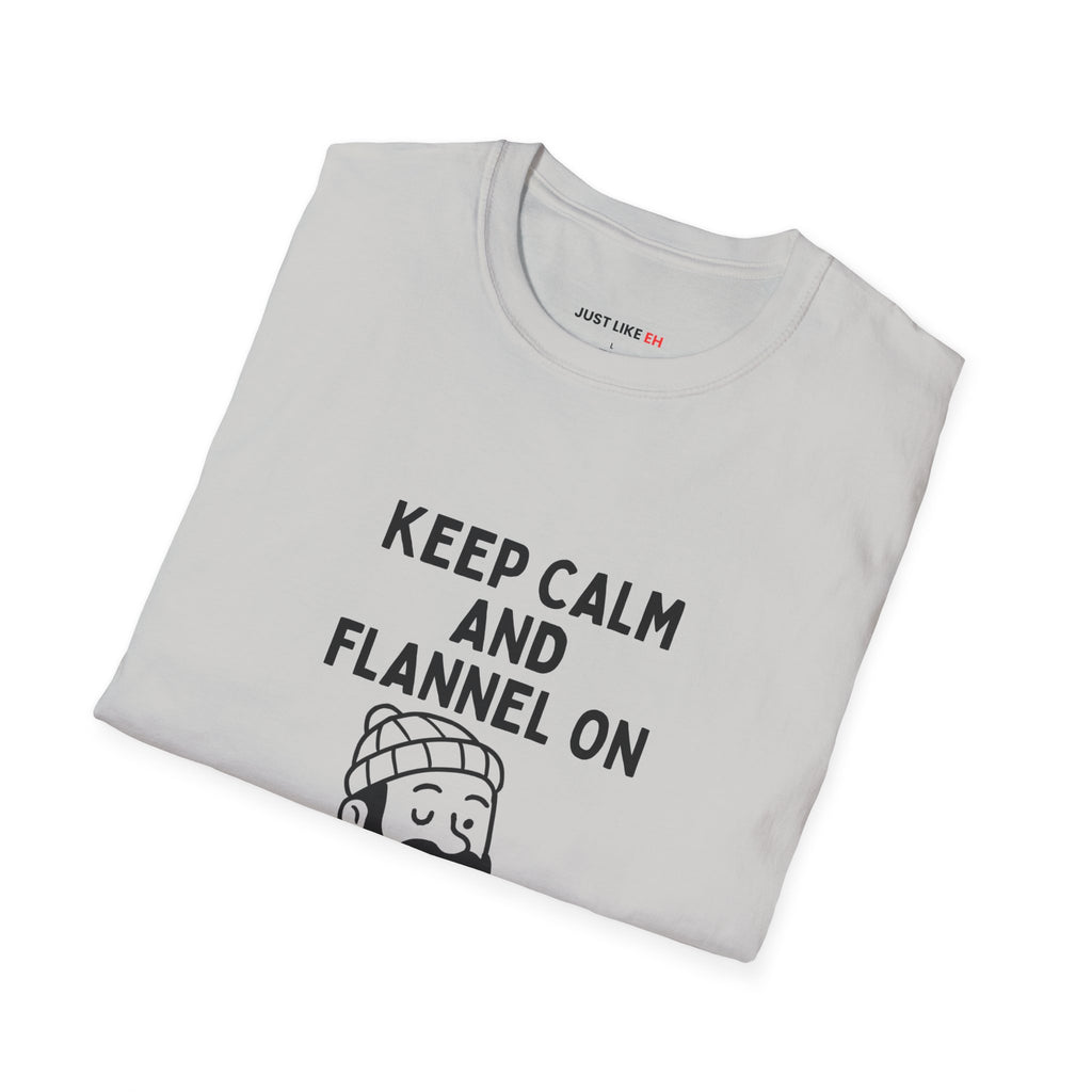 Flannel On - Unisex Softstyle T-Shirt