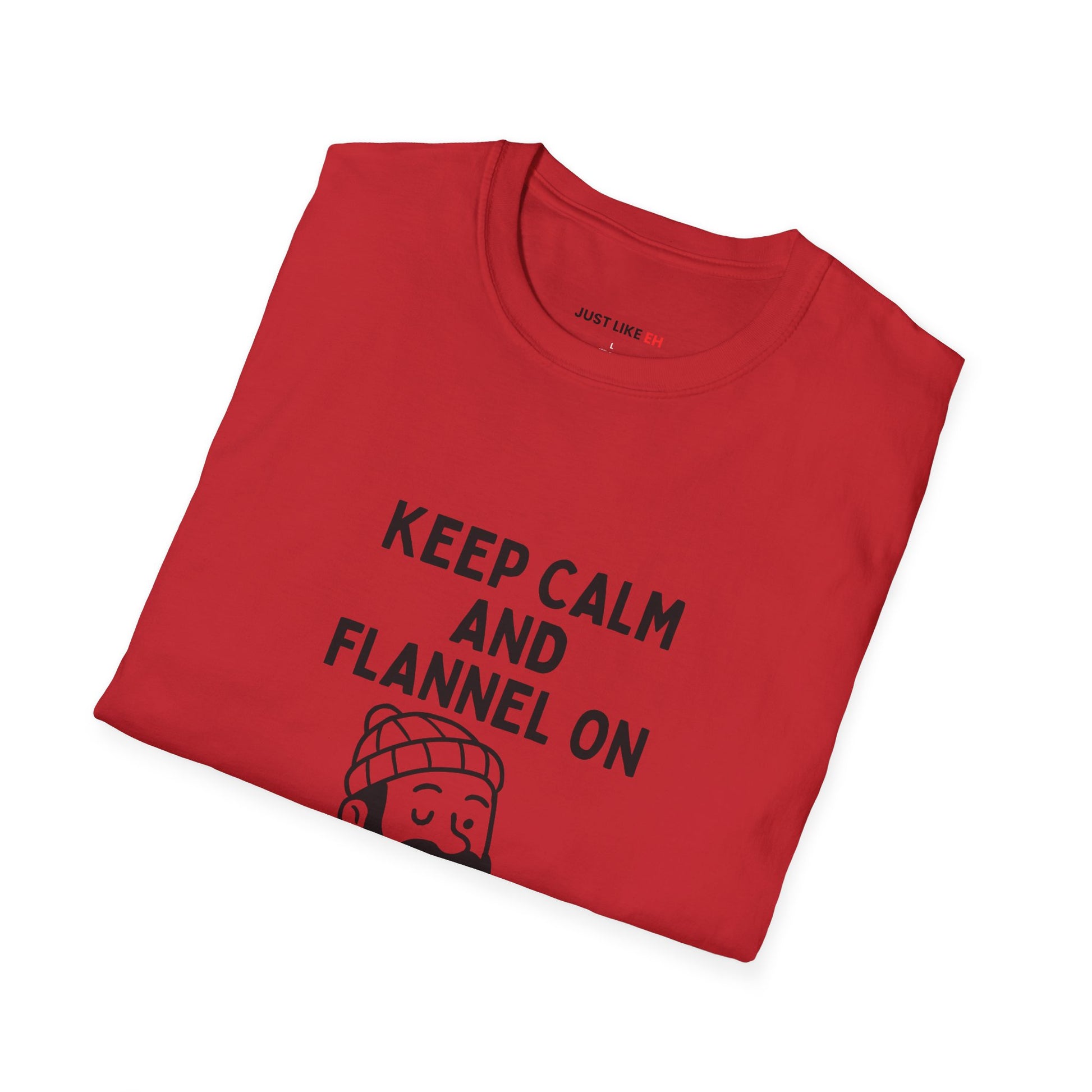 Flannel On - Unisex Softstyle T-Shirt