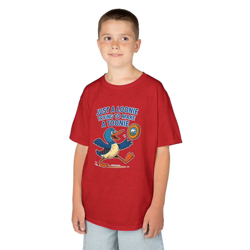Just a Loonie Trying to Make a Toonie" – Kids Tee