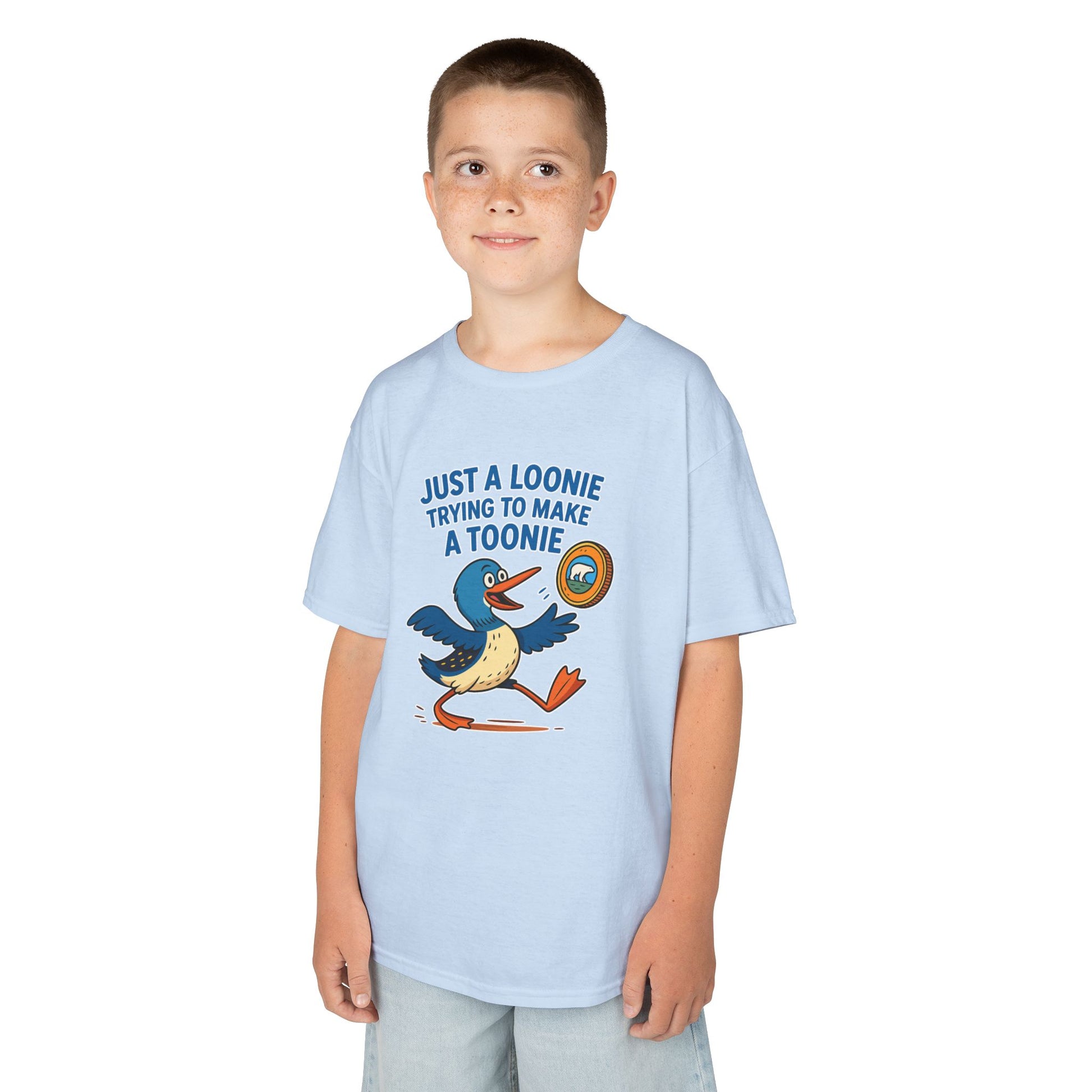 Just a Loonie Trying to Make a Toonie" – Kids Tee