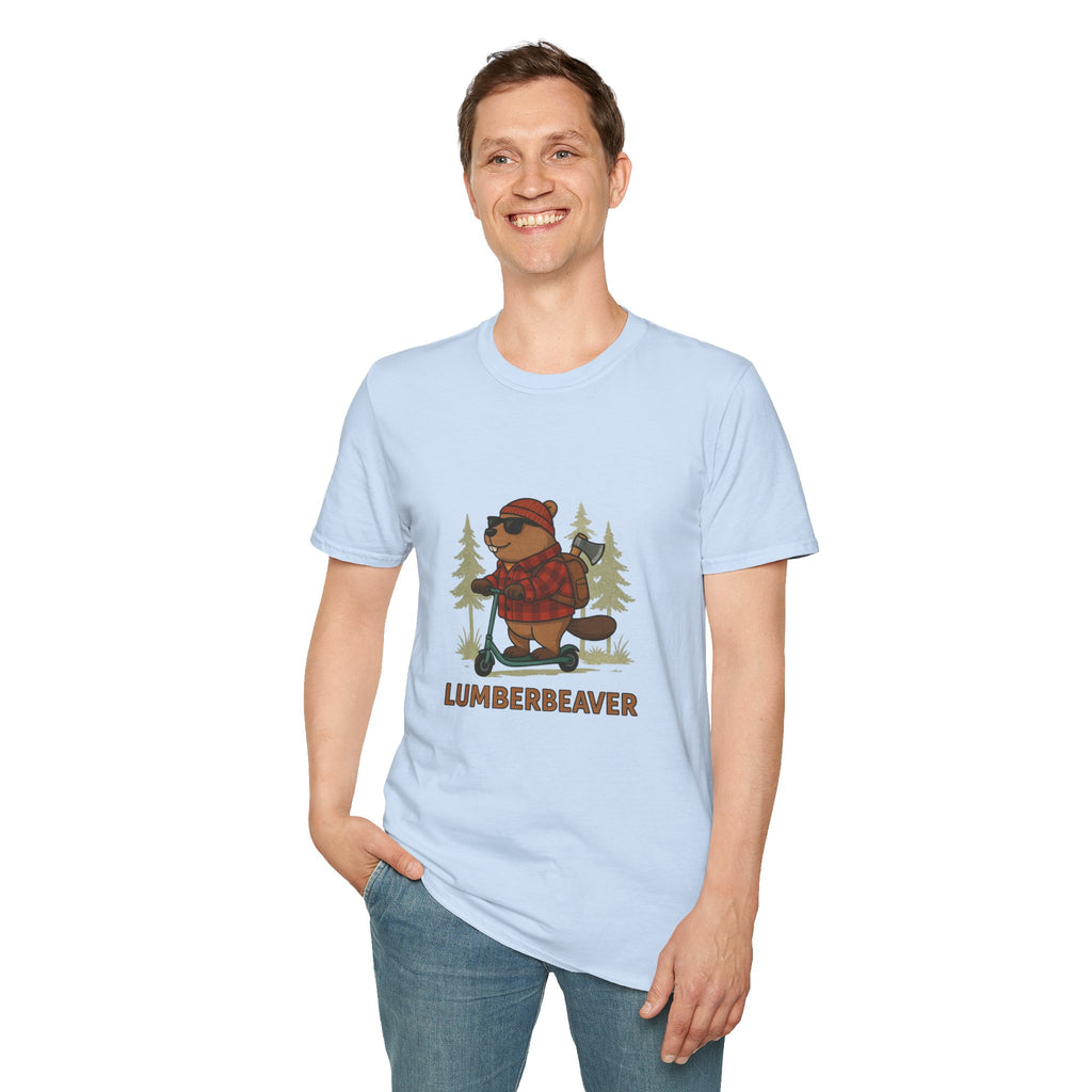 Lumberbeaver T-Shirt – Plaid, Paws & Poutine Power