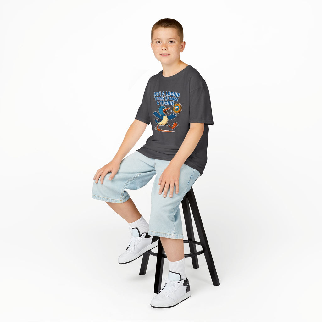 Just a Loonie Trying to Make a Toonie" – Kids Tee