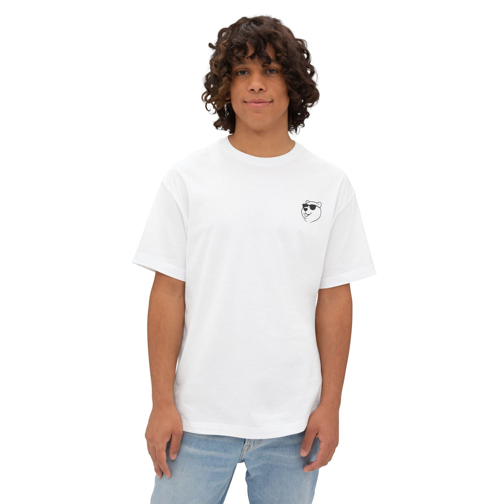 Minimal Oversized Beaver Logo Tee – Just Like Eh
