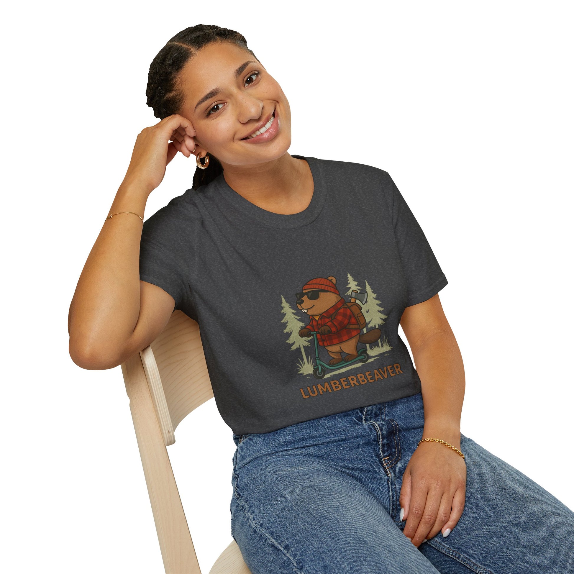Lumberbeaver T-Shirt – Plaid, Paws & Poutine Power