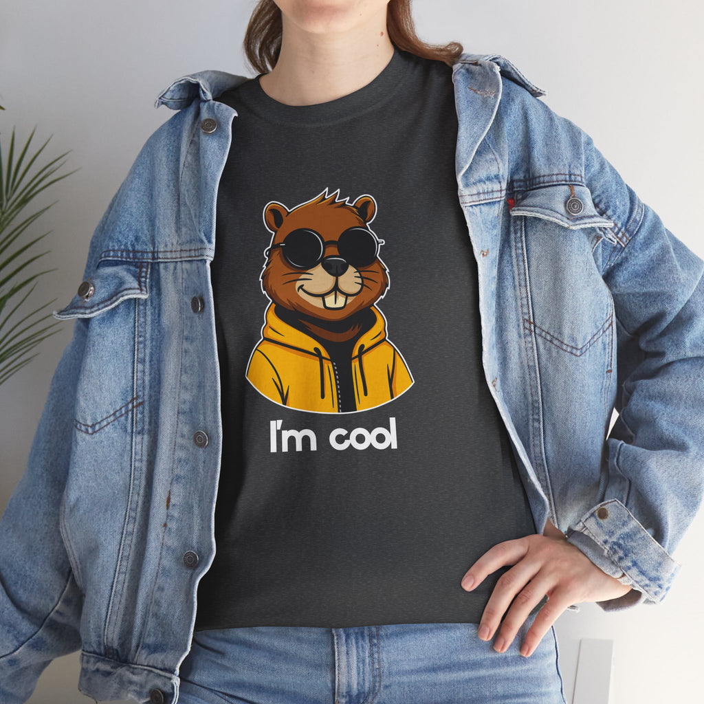I’m Cool T-Shirt – Ehvin Beaver Tee