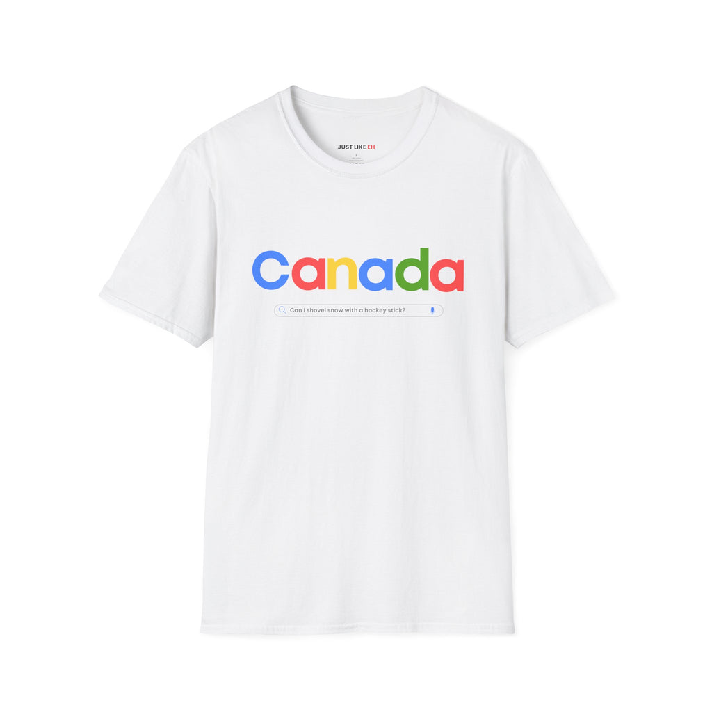 “Hockey Stick Snow Shovel” Tee – Canada Edition