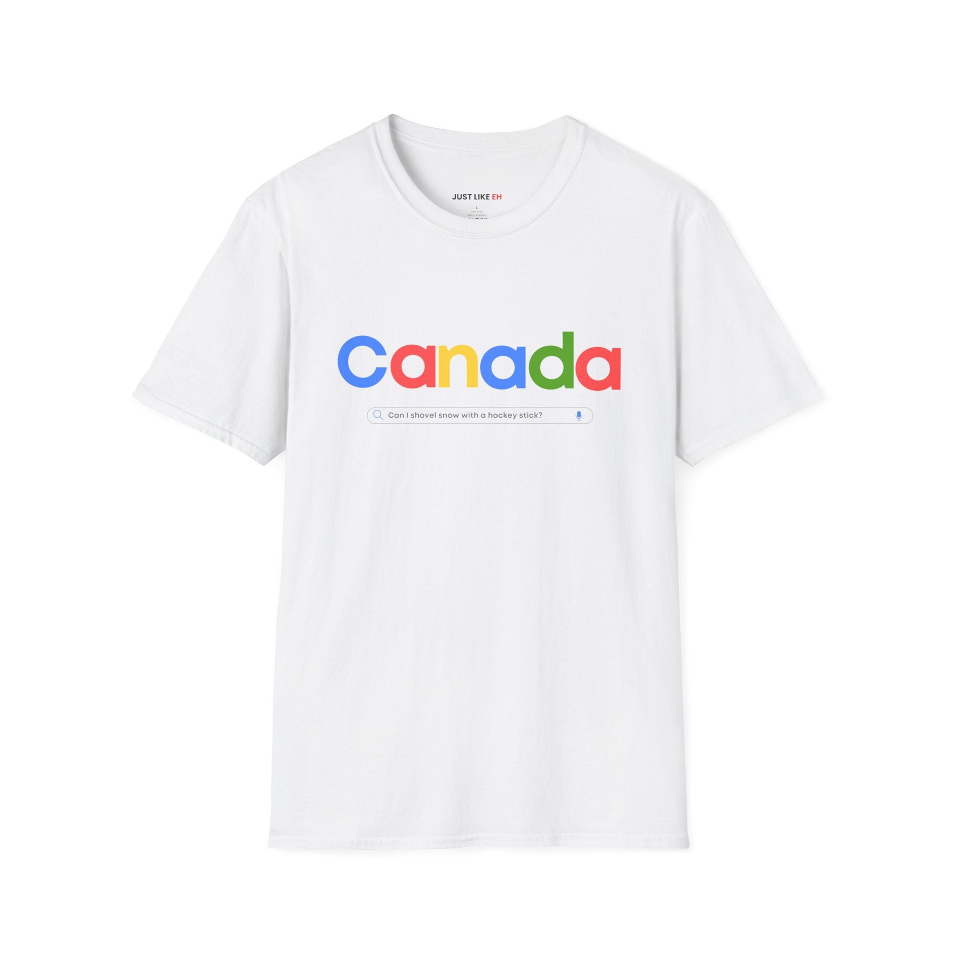 “Hockey Stick Snow Shovel” Tee – Canada Edition