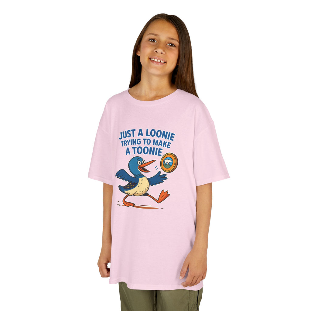 Just a Loonie Trying to Make a Toonie" – Kids Tee