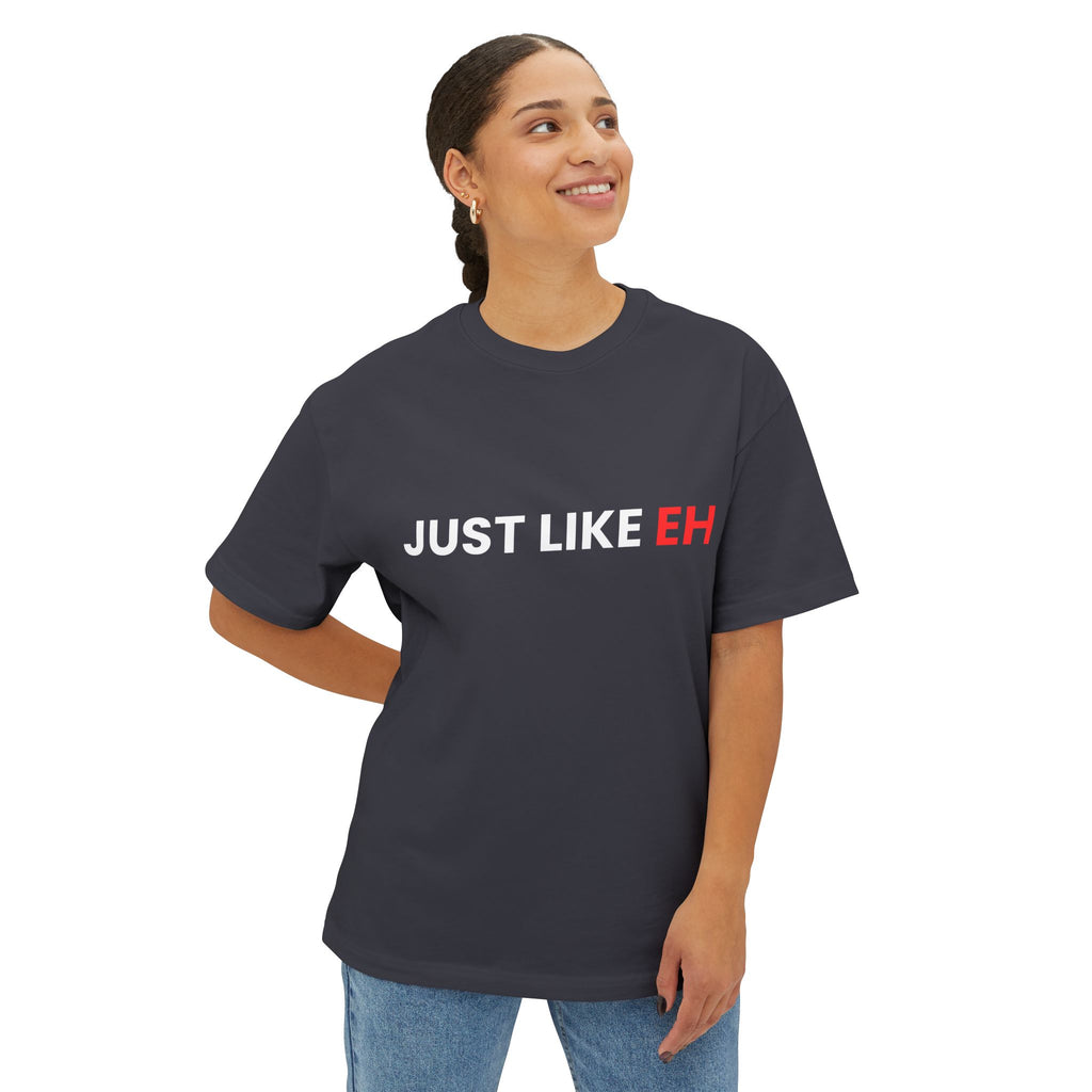 Minimalist Canadian Tee – JUST LIKE EH Oversize Edition