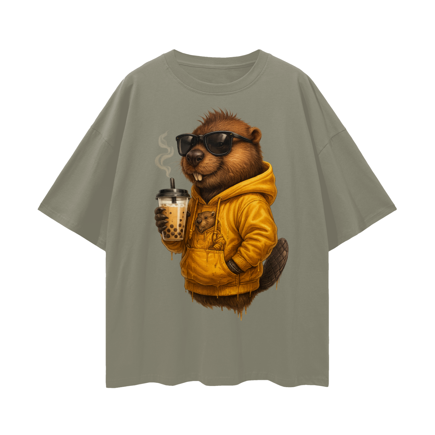 JustLikeEh,EhvinTheBeaver,CanadianStreetwear,BobaDrip,GraphicTeeGoals,OversizedFit,StreetStyleVibes,AnimalStyle,TShirtDrop,LimitedEditionStyle