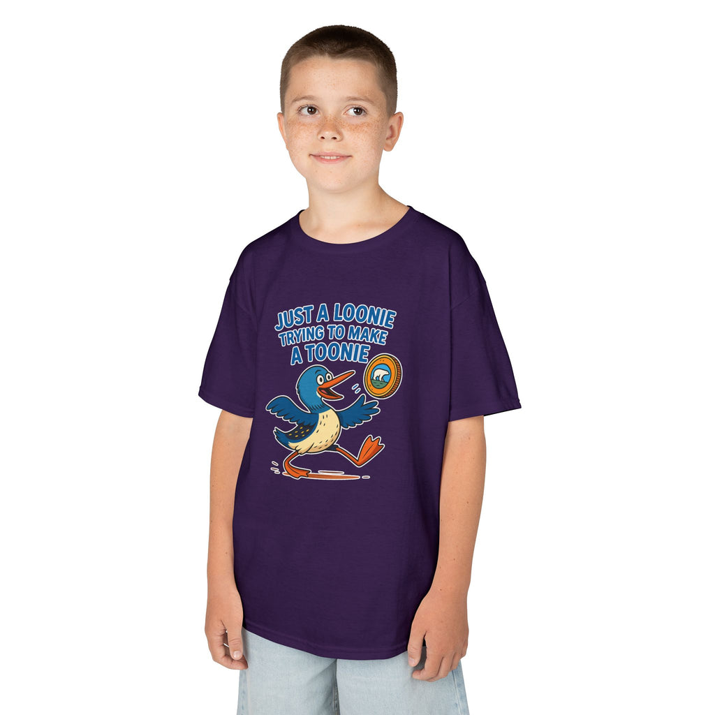 Just a Loonie Trying to Make a Toonie" – Kids Tee
