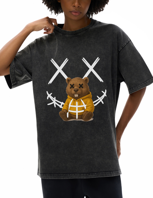 Acid Wash Oversize T-Shirt - 250 GSM