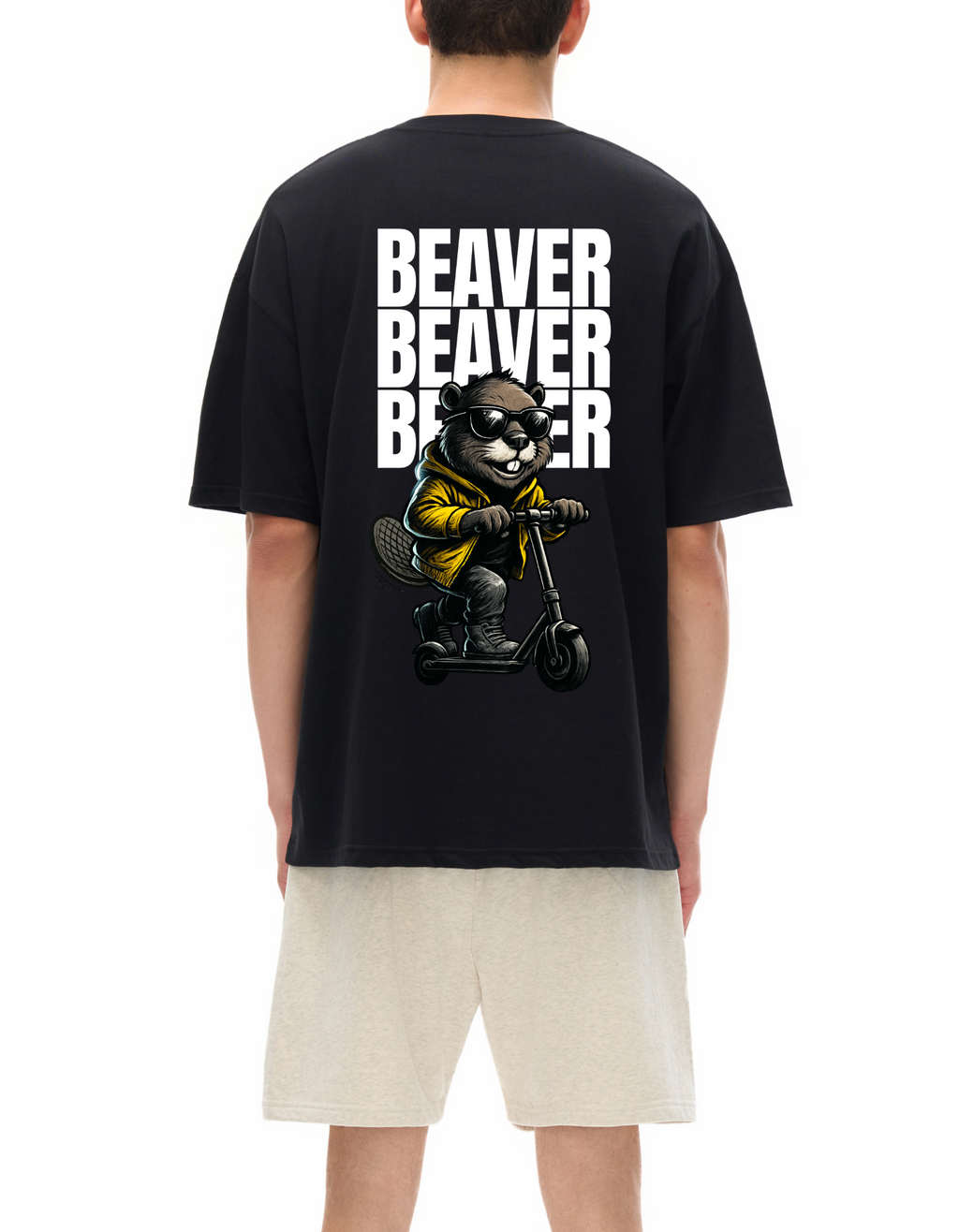 Oversize Deep Drop Shoulder Tee - 190 GSM